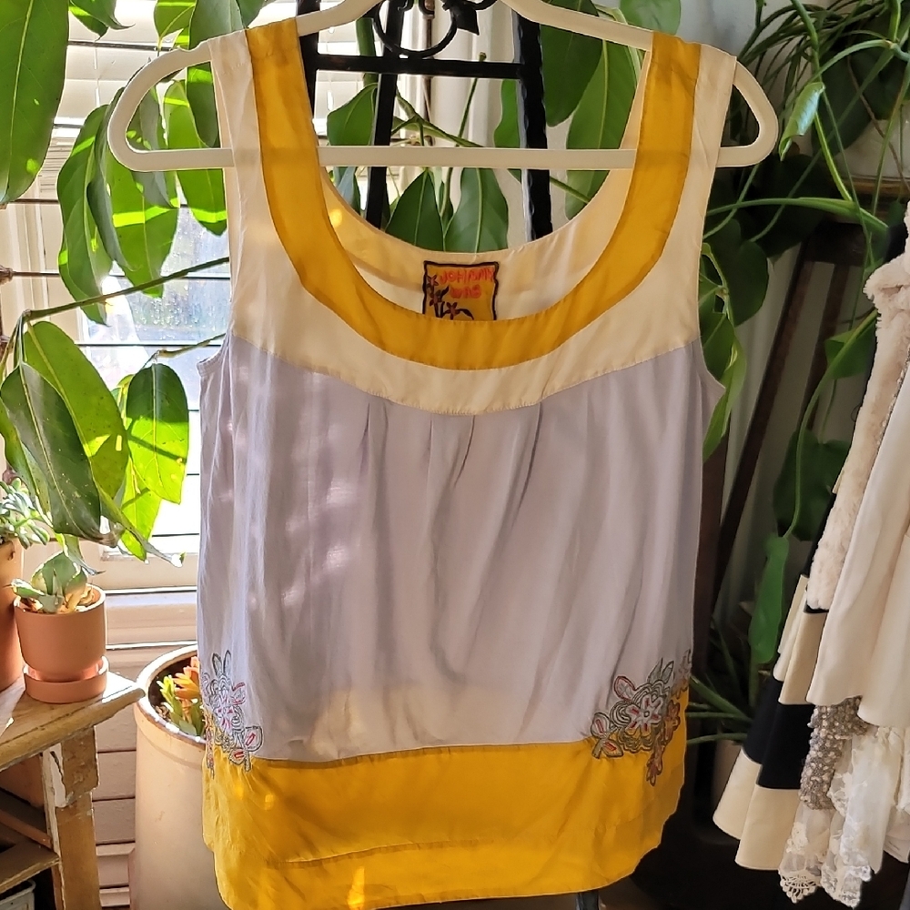 Johnny Was Tank Top Size L